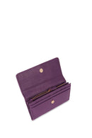 Geox Women's Purple Leather Wallet | Derimod