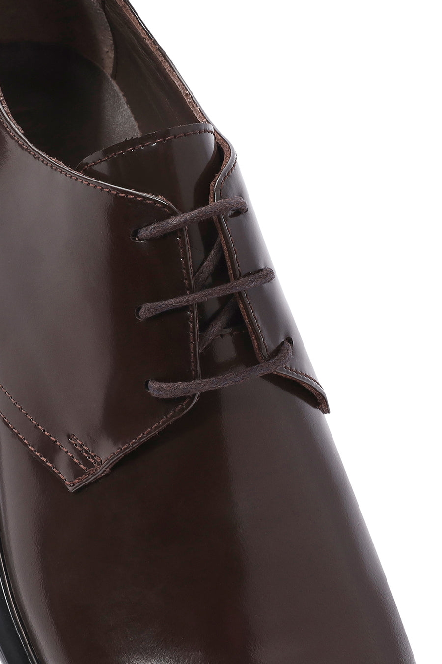 Men's Brown Laced Leather Classic Shoes