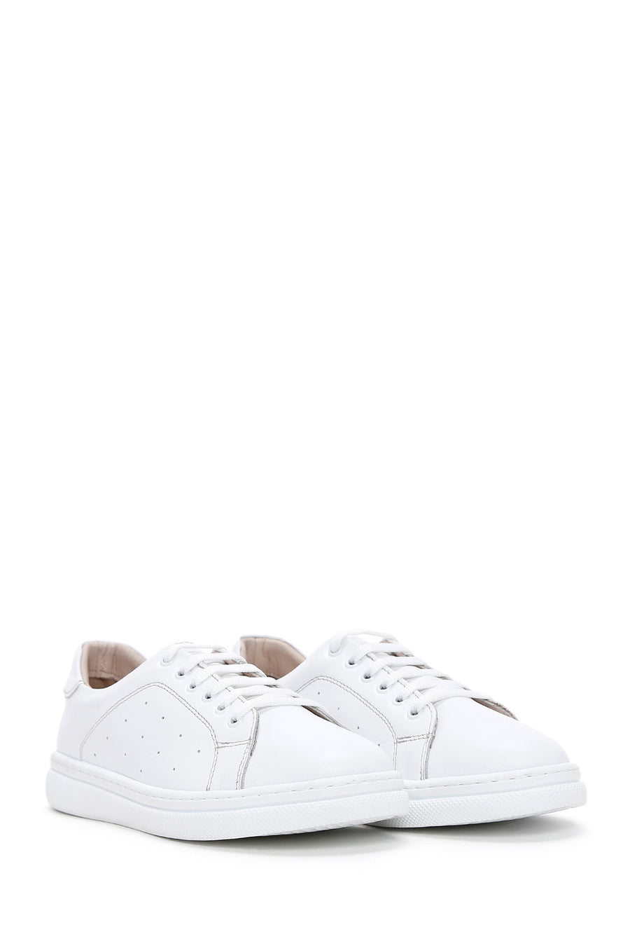 Kadın Beyaz Deri Sneaker