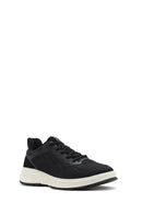 Men's Black Lace-Up Thick Sole Sneaker | Derimod