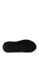 Erkek Siyah Deri Sneaker | Derimod