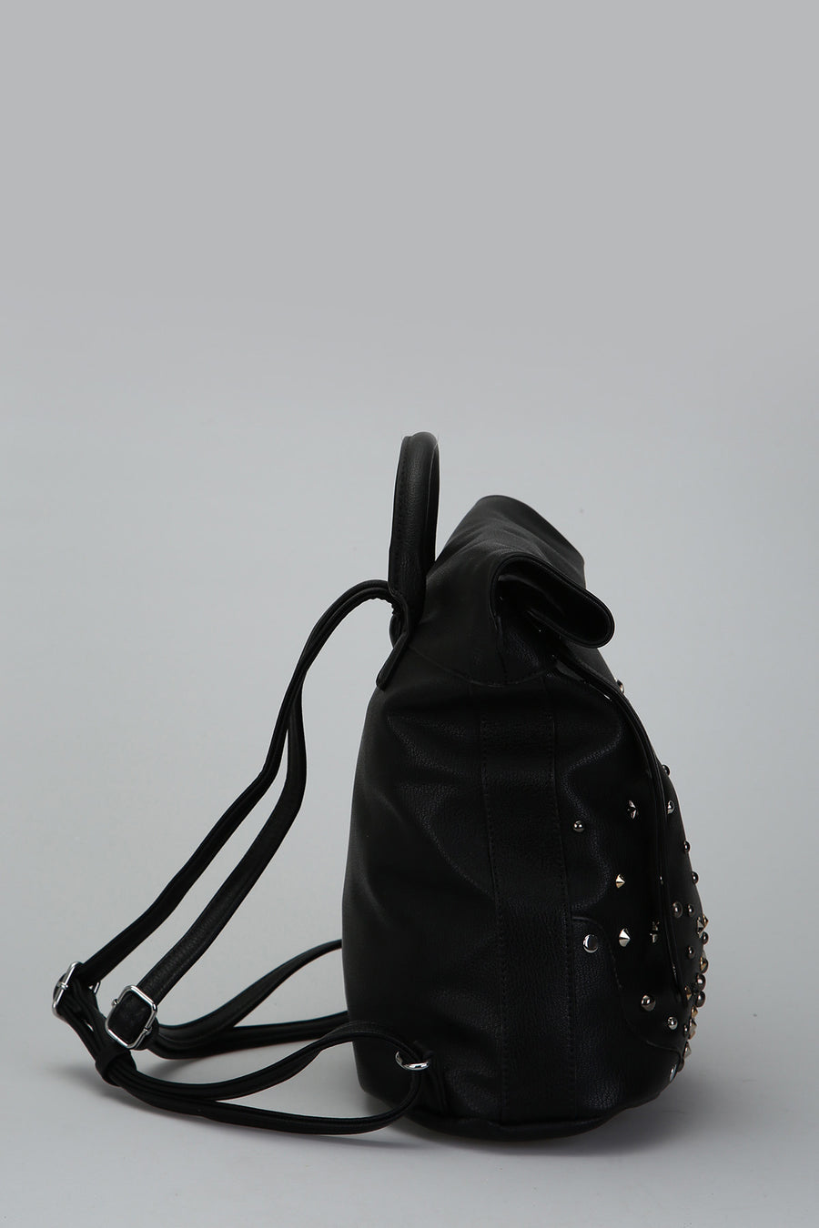 Women's Backpack with Staple Detail