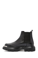 
Men's Black Metal Detailed Leather Chelsea Boot
 | Derimod