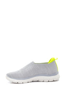 Kadın Gri Neon Detaylı Sneaker | Derimod