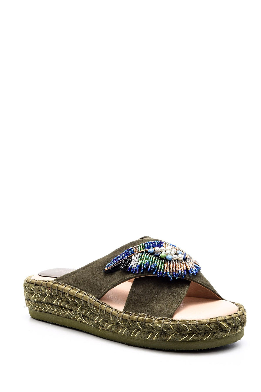 Women's Pearl Espadrille Slippers