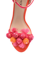 Women's Leather Accessory Detailed Heeled Shoes | Derimod