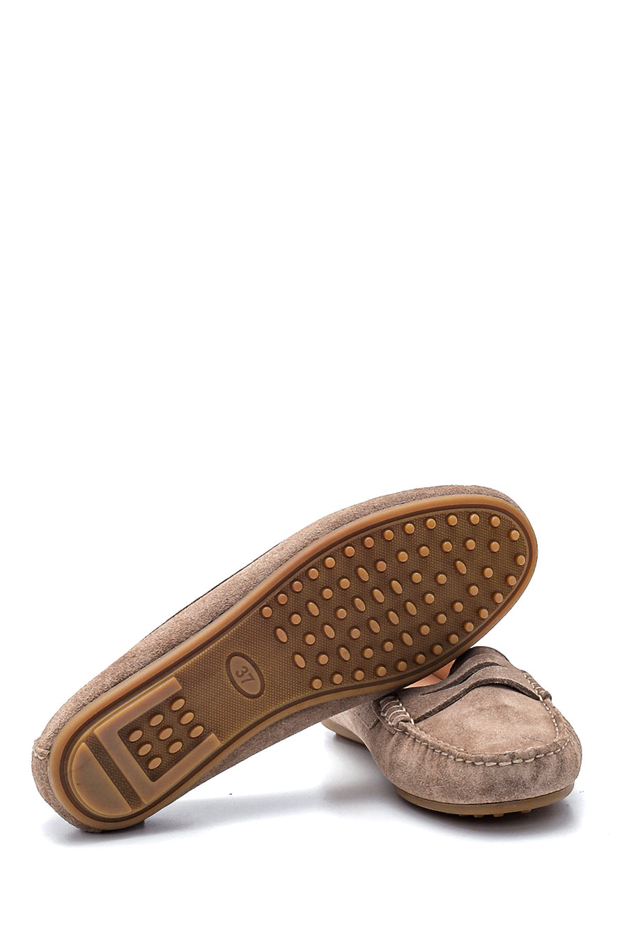 Kadın Deri Süet Loafer