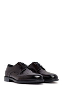 Men's Burgundy Lace-Up Leather Classic Shoes | Derimod