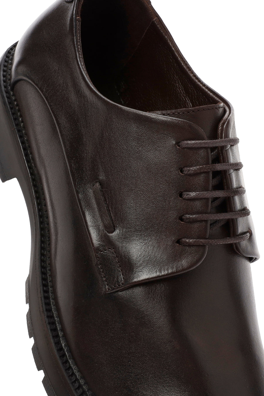 Men's Brown Lace-up Leather Casual Shoes
