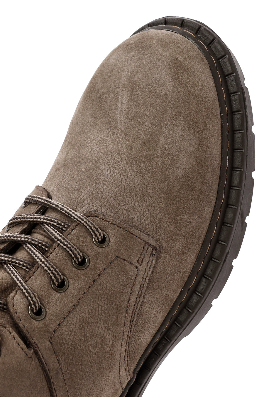 Men's Mink Lace-Up Nubuck Leather Casual Boots