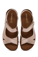 Kadın Bronz Bantlı Comfort Sandalet | Derimod