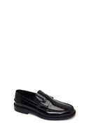 Erkek Siyah Deri Klasik Loafer | Derimod