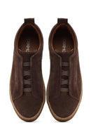 Men's Mink Suede Leather Sneaker | Derimod