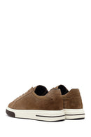 Male Mink Lace-up Thick-Soled Suede Leather Sneaker | Derimod