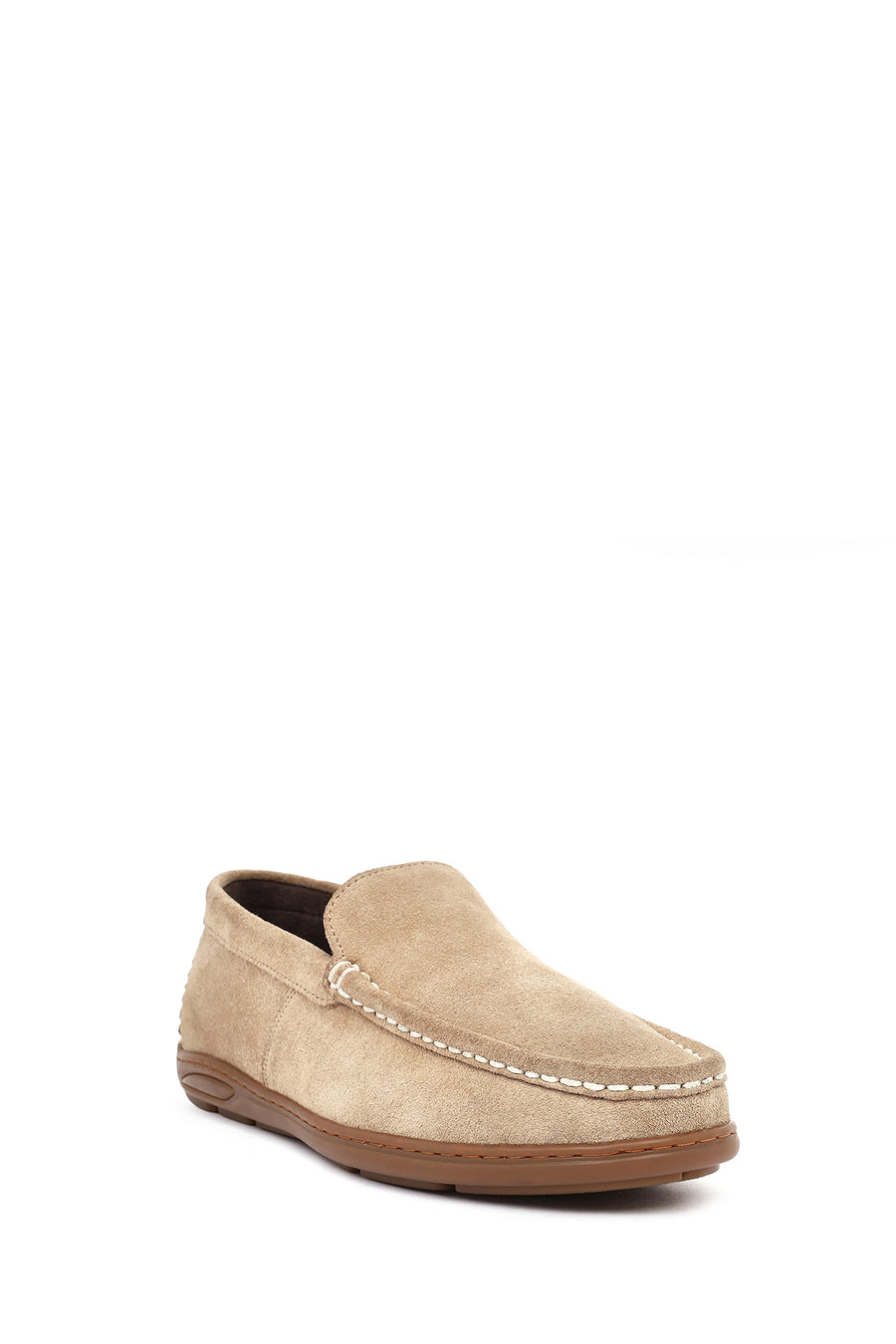 Erkek Vizon Süet Deri Casual Loafer