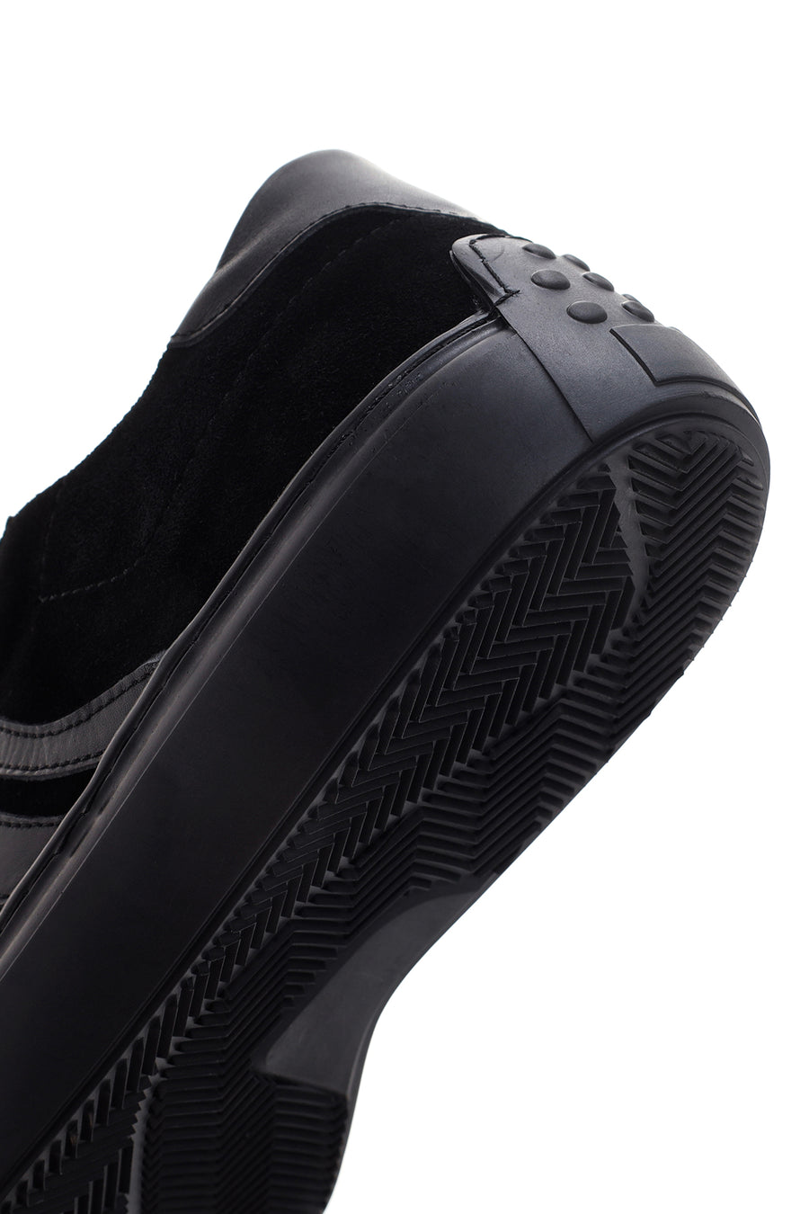Erkek Siyah Süet Deri Sneaker