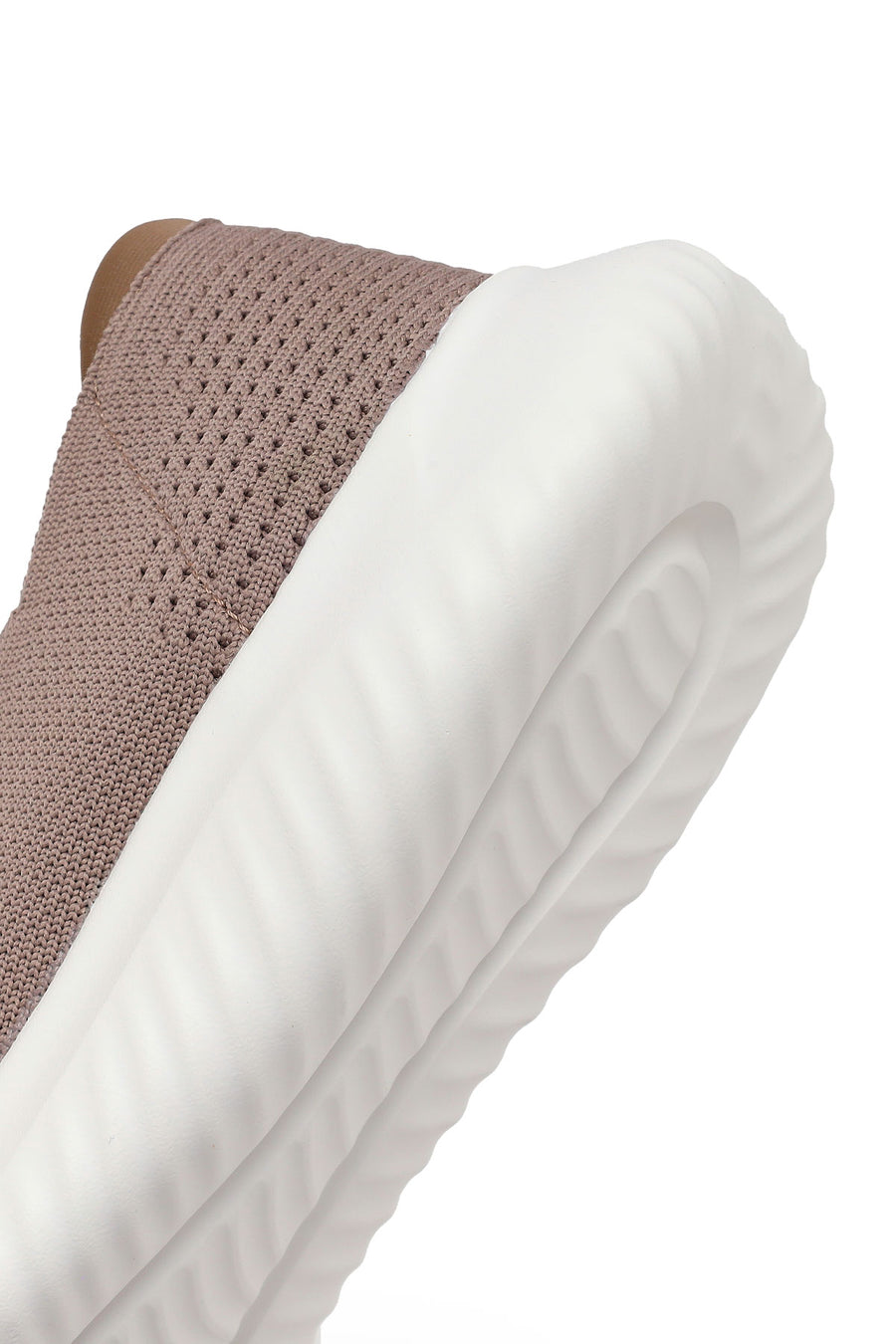 Derimod Zero Women's Mink Thick-Soled Fabric Shoes