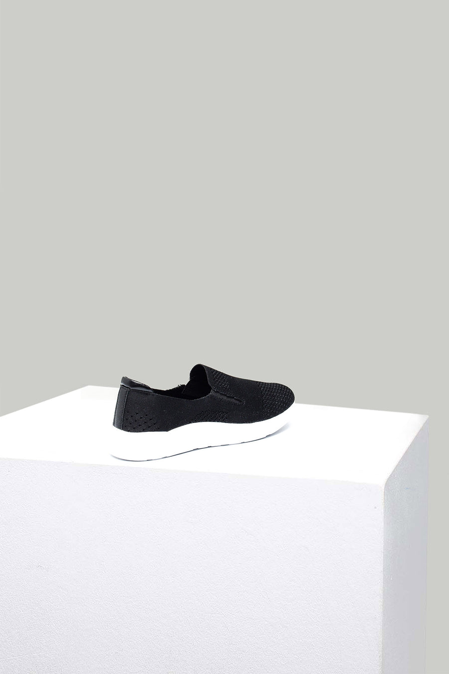 Black Fabric Women's Sneaker