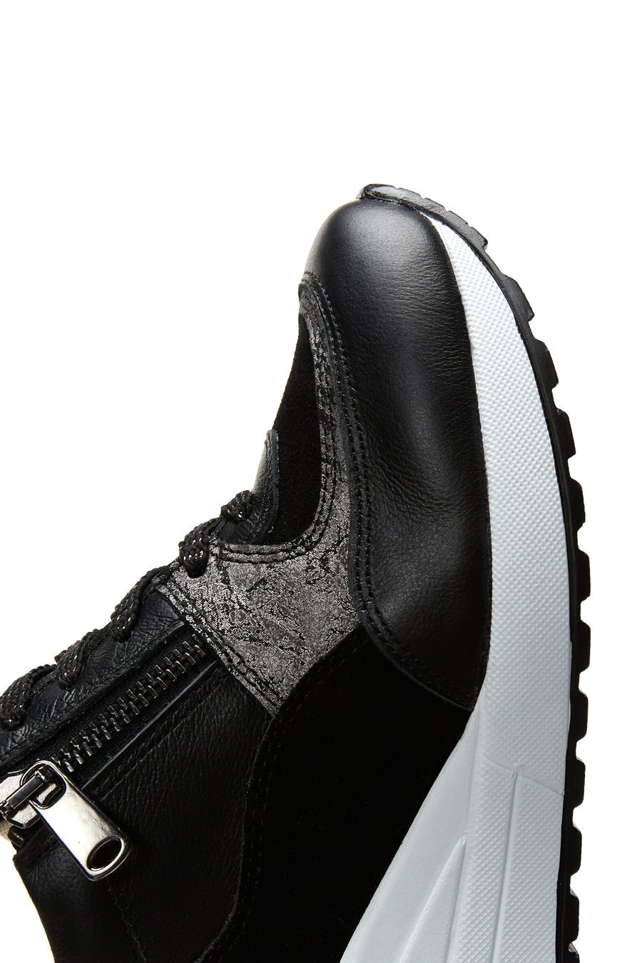 Kadın Deri Yüksek Taban Sneaker