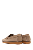 Erkek Bej Deri Casual Loafer | Derimod