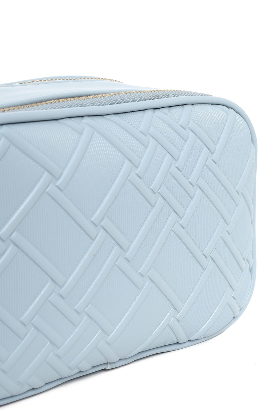 Woman Blue Printed Crossbody Bag