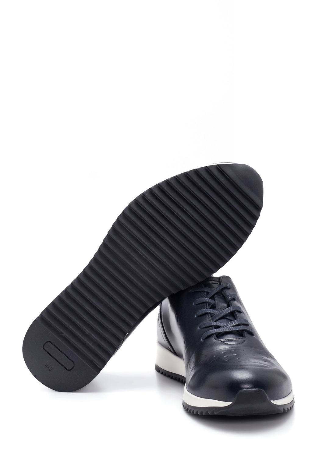 Erkek Deri Baskılı Sneaker