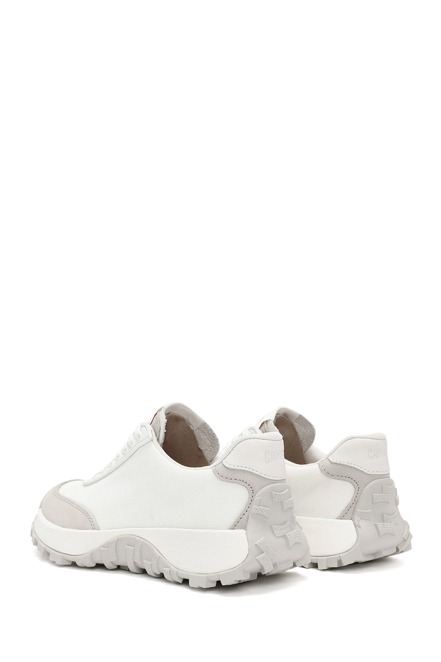 Camper Women's White Drift Trail Vibram Lace-Up Sneakers