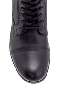 Men's Leather Zipper Detailed Boots | Derimod
