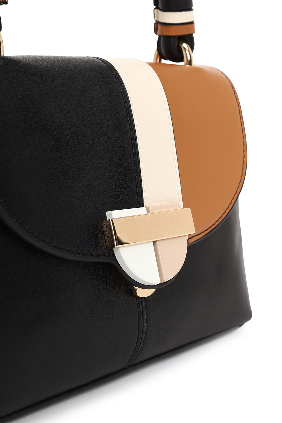 Woman Black Classic Long-Strap Shoulder Bag
