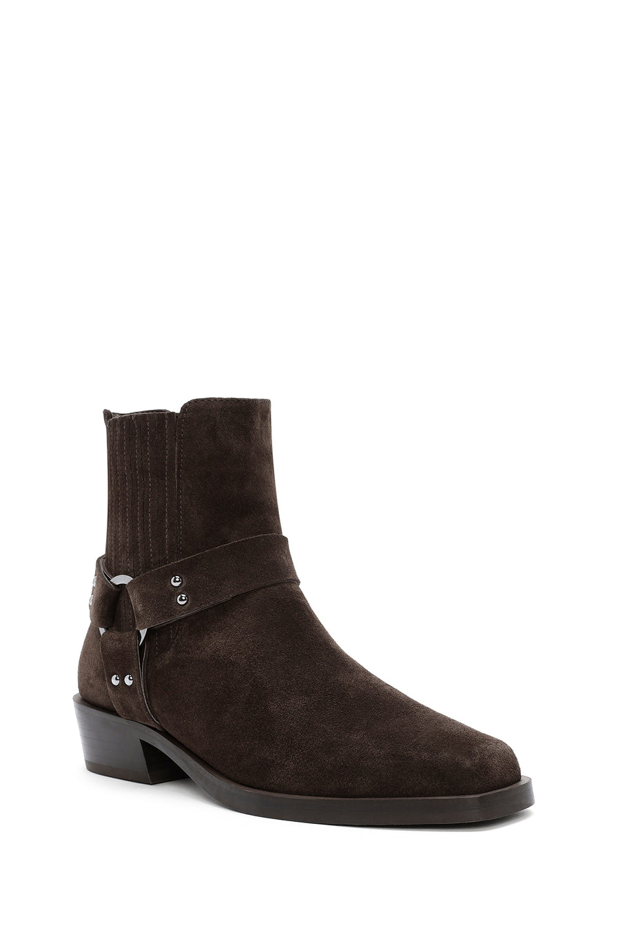 Women's Brown Suede Leather Cowboy Boots