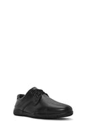 Men's Black Lace-up Leather Comfort Shoes | Derimod