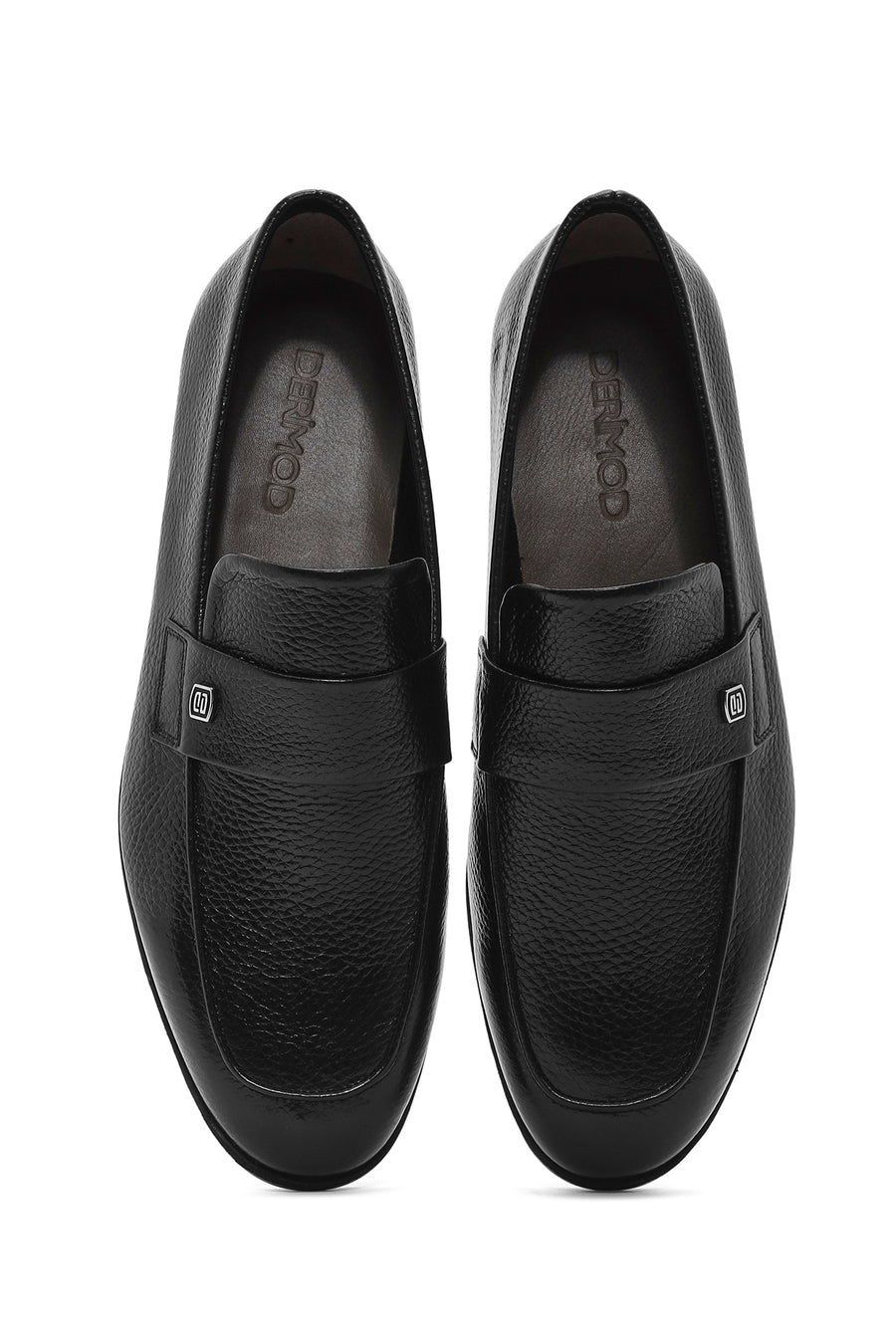 Erkek Siyah Deri Casual Loafer