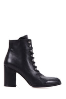 Women's Lace-Up Leather Boots | Derimod