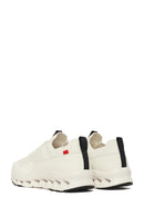 Derimod Zero Woman White Thick-Soled Lace-Up Fabric Sneaker | Derimod
