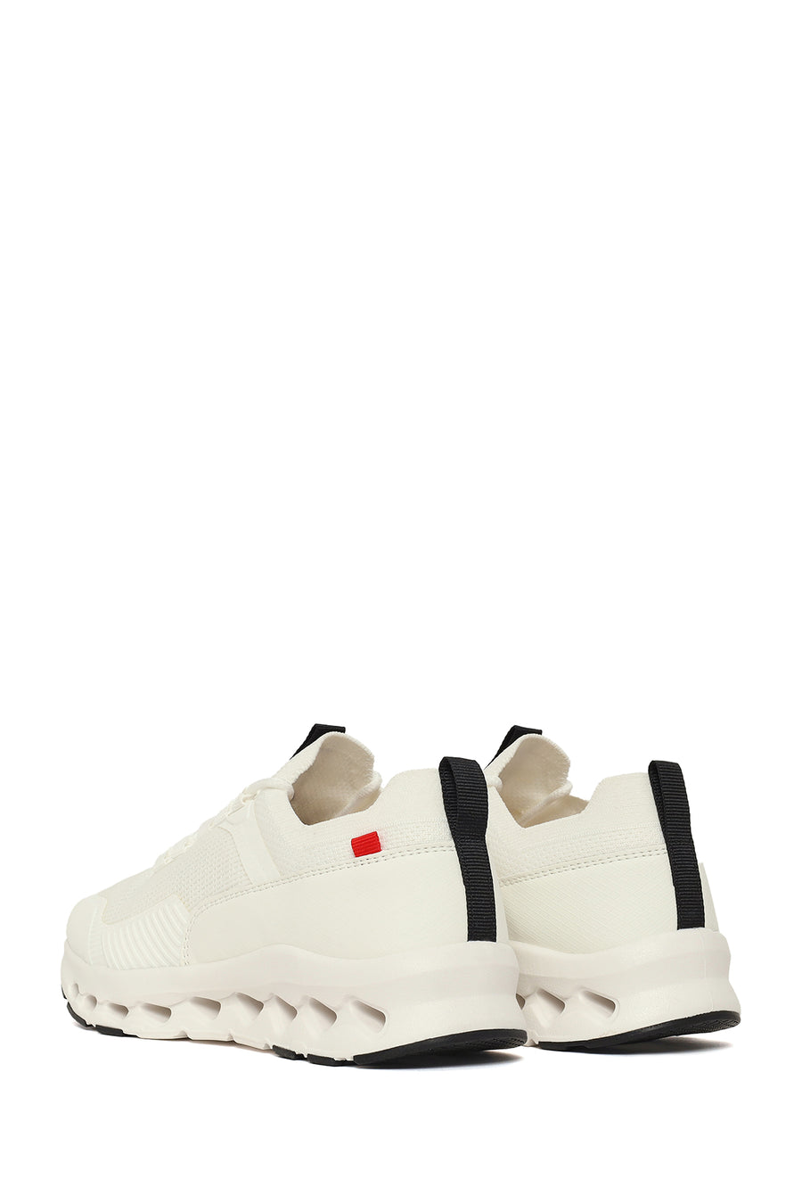 Derimod Zero Woman White Thick-Soled Lace-Up Fabric Sneaker