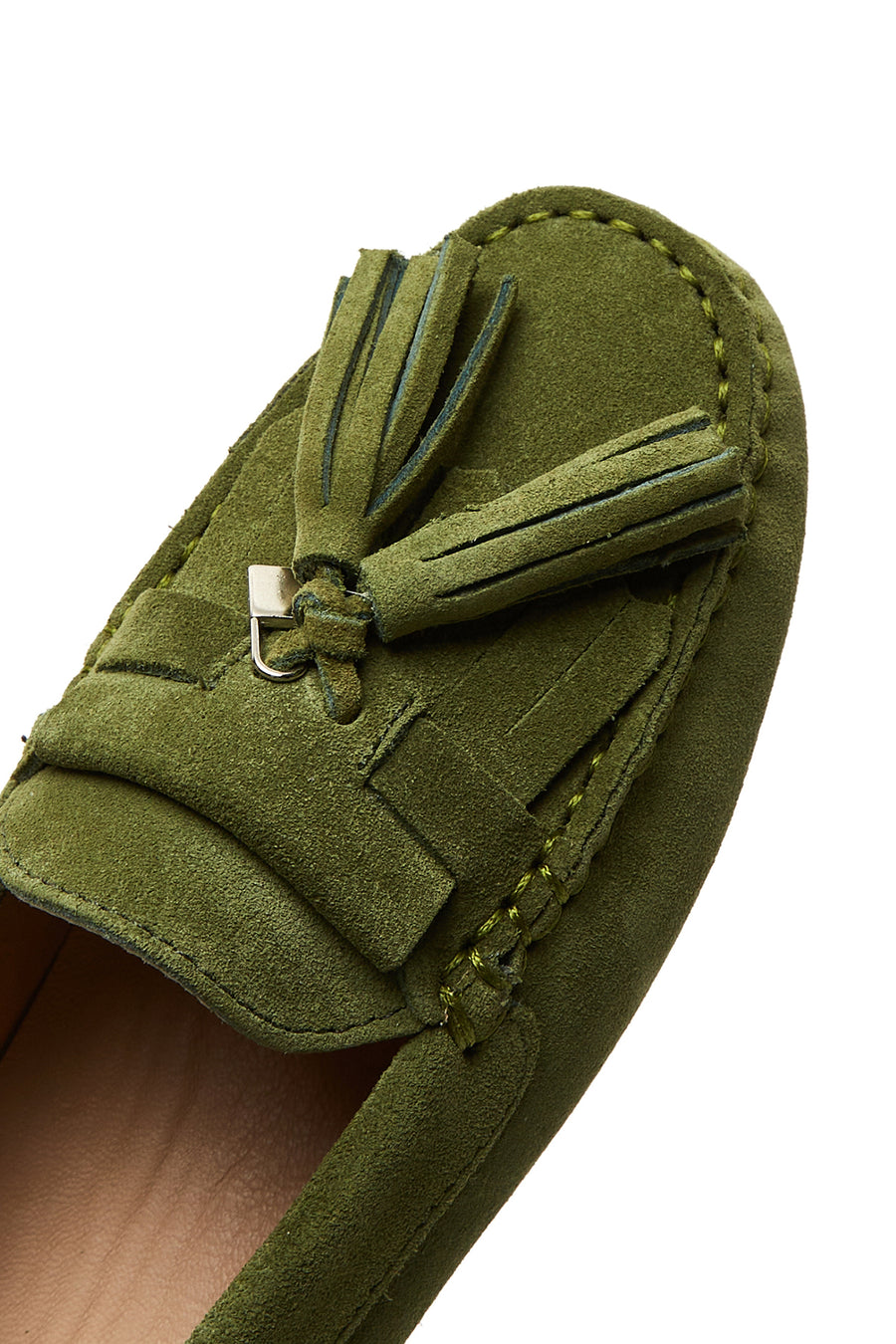 Women's Leather Suede Tassel Loafer