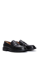 Erkek Siyah Deri Casual Loafer | Derimod