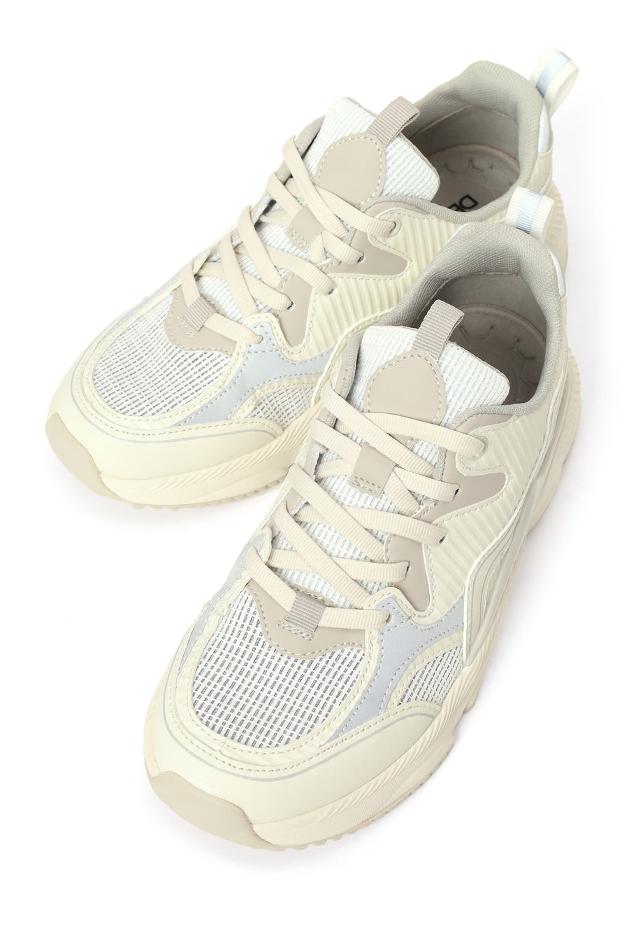 Kadın Gri Kalın Tabanlı Bağcıklı Sneaker