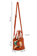 Woman Orange Long-Strap Mini Shoulder Bag | Derimod