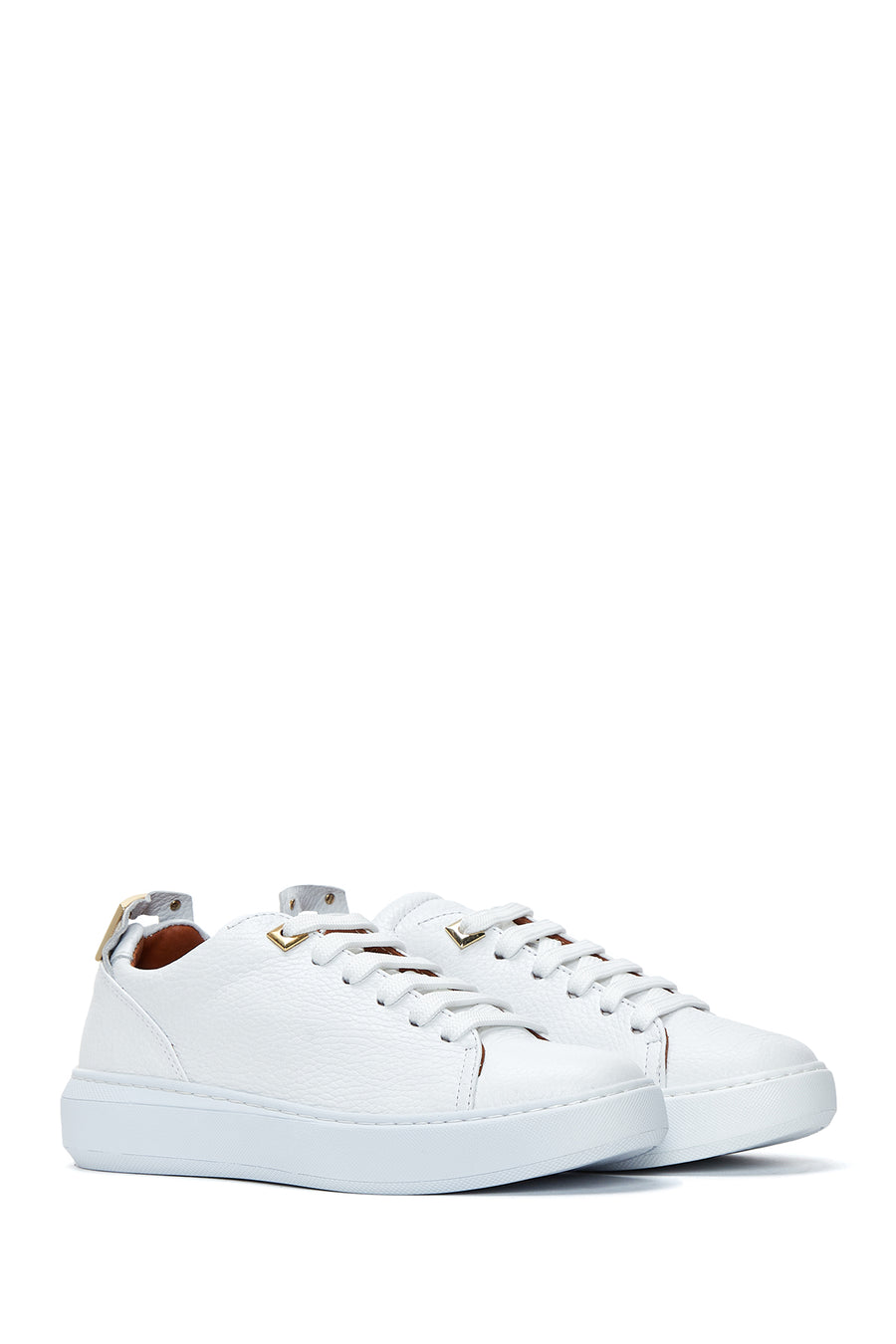 Kadın Beyaz Deri Sneaker