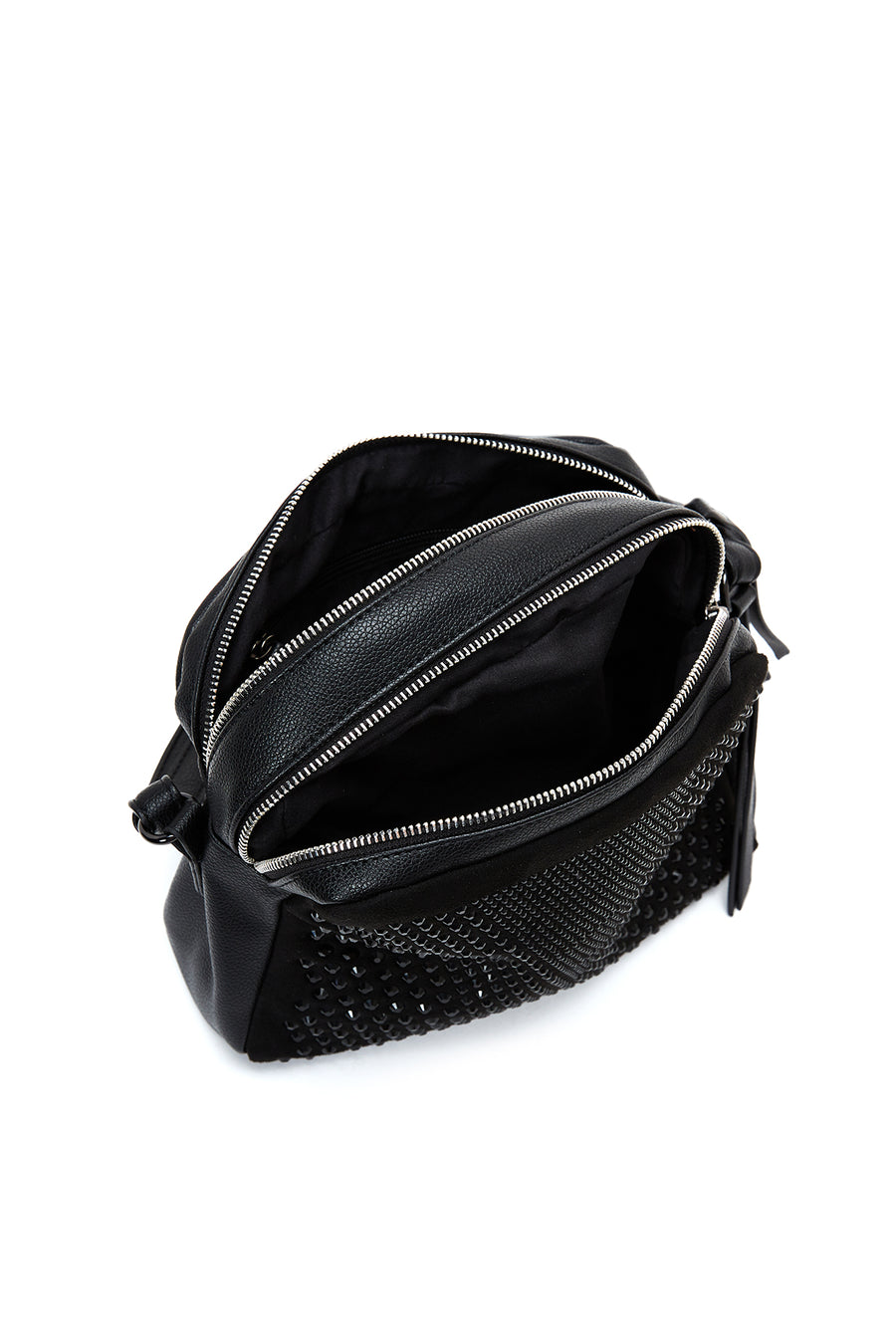 Women's Black Casual Crossbody Bag