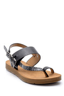 Women's Snakeskin Detailed Sandals | Derimod