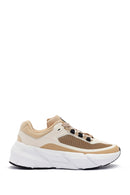 ACBC x Derimod Women's Beige Lace-Up Sneakers | Derimod