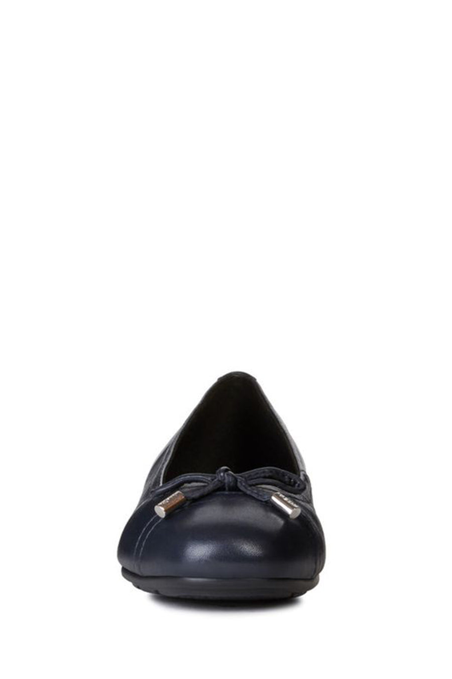 Geox Women's Navy Blue Annytah Leather Ballerinas