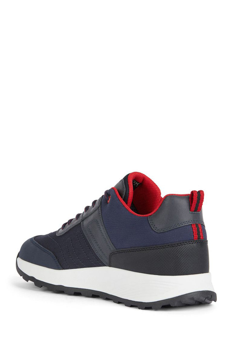 Geox Men's Navy Blue Terrestre Abx Lace-Up Leather Casual Sneaker