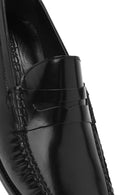 Erkek Siyah Deri Klasik Loafer | Derimod