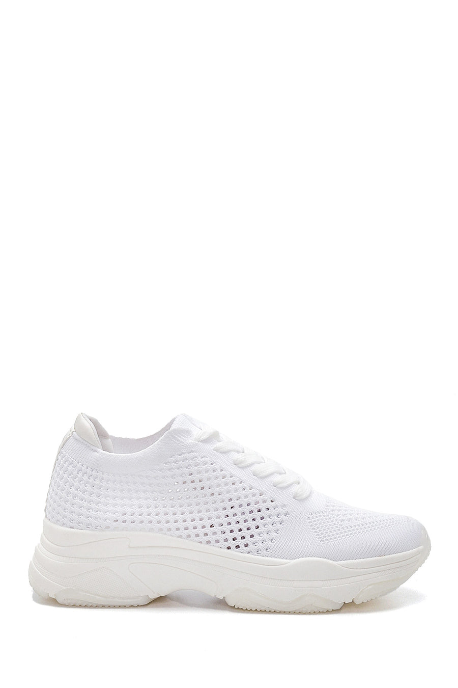 Kadın Beyaz Delikli Sneaker 22SFD43016F | Derimod