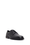 Men's Black Laced Leather Classic Shoes | Derimod