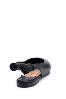 Women's Leather Bow Detailed Ballerinas | Derimod