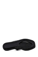 Women's Black Jelly Stone Slippers | Derimod